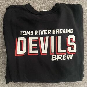 Toms River Brewing Devils Brew Black Crew Neck
